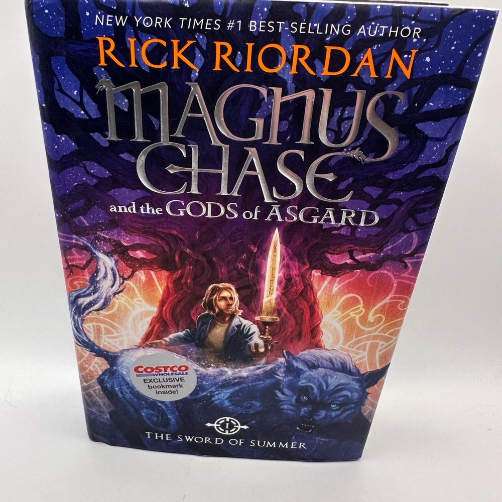Rick Riordan Magnus Chase The Sword of Summer First Edition Hardcover Book 2015